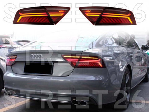 Stopuri LED Compatibil Cu Audi A7 4G (2010-2014) Facelift Light Bar Design
