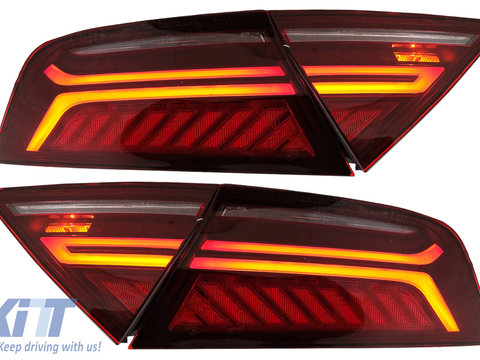 Stopuri LED compatibil cu AUDI A7 4G (2010-2014) Facelift Light Bar Design
