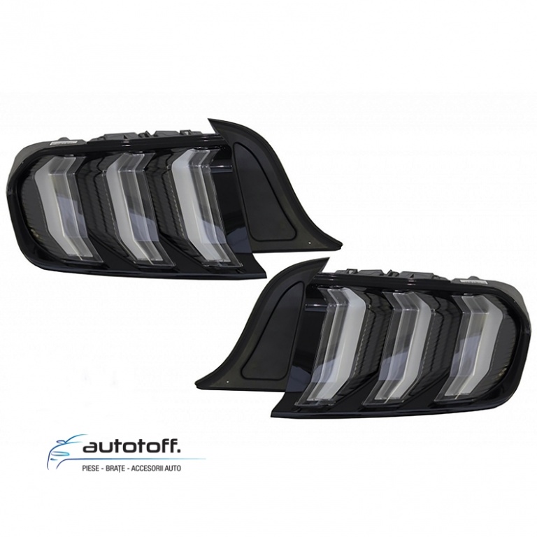 Stopuri LED fumurii Dynamic Ford Mustang 6 (2015-2019)