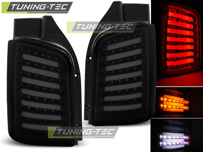 Stopuri led fumuriu negru compatibil cu VW T5 04.03-09 / 10-15 TRANsportER