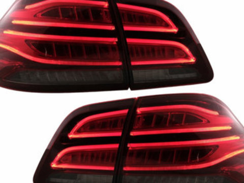 Stopuri LED LightBar compatibil cu Mercedes M-Class W166 (2012-2015) Rosu Clar LHD TLMBW166LED SAN39019