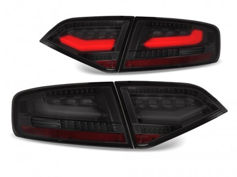 Stopuri LED pentru Audi A4 B8 (8K) model negru