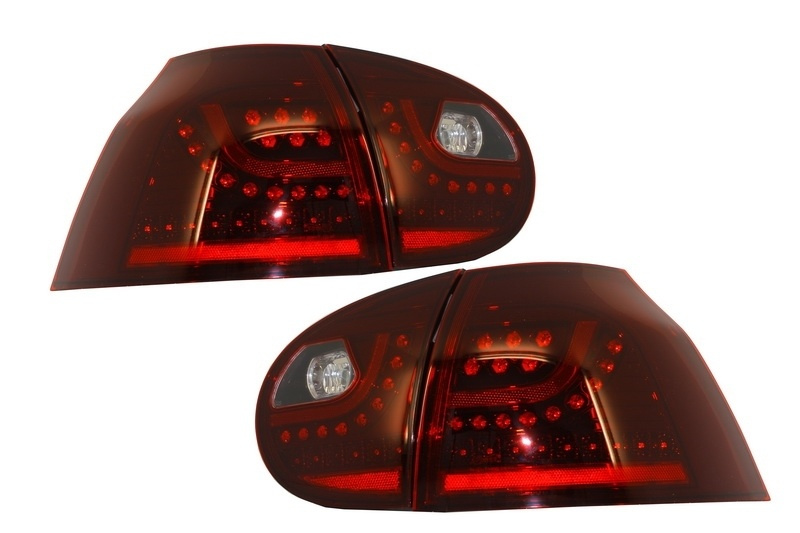 Stopuri LED potrivite pentru VW Golf V 5 (2004-2009) Volan pe stânga (LHD) Roșu cireș Urban Style