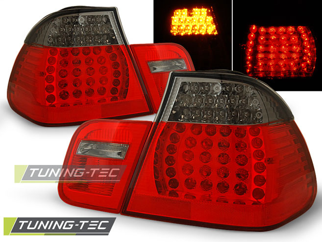 Stopuri led rosu fumuriu compatibil cu BMW E46 09.01-03.05 SEDAN