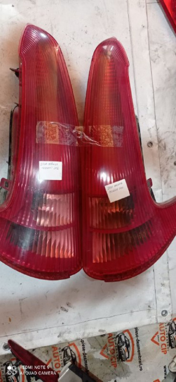 Stopuri, Peugeot 206