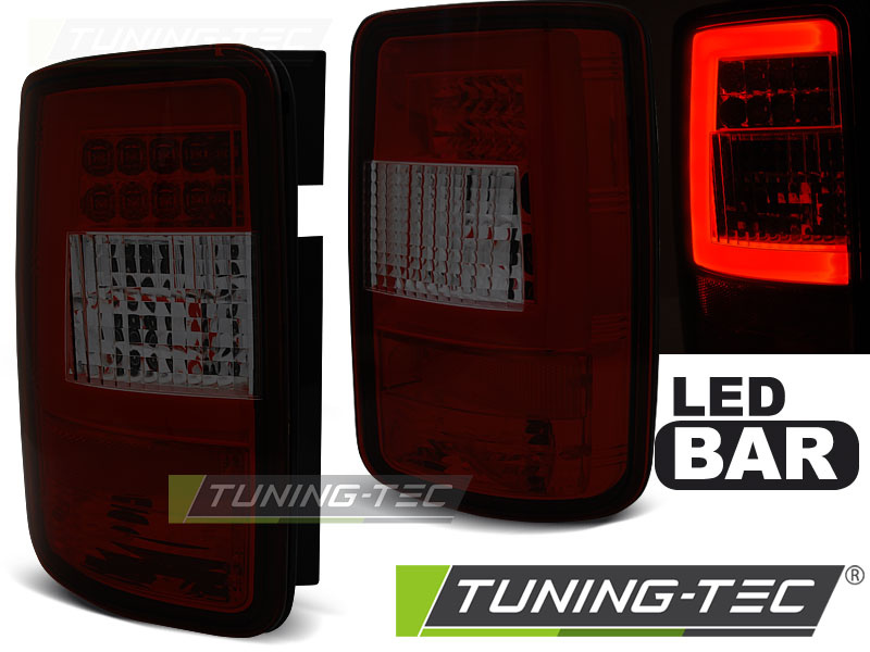 Stopuri tub led rosu fumuriu compatibil cu VW CADD