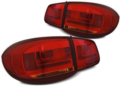 Stopuri VW TIGUAN 2011-2015 Rosu model LED BAR