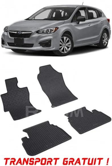 Subaru Impreza V, Hatchback, fabricat din 2017 - Prezent, set covorase auto dedicate, din cauciuc 100% Premium - Transport Gratuit 904475*3-CS1056-D1