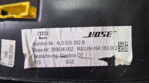 Subwoofer bose Audi Q7 2007-2012 4L0 035