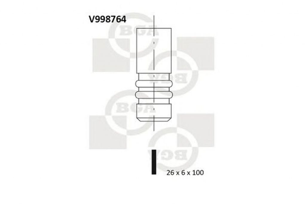 Supapa admisie BMW 3 Cabriolet E93 BGA V998764