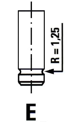 Supapa admisie Citroen AX (ZA-_) - IPSA VL105000