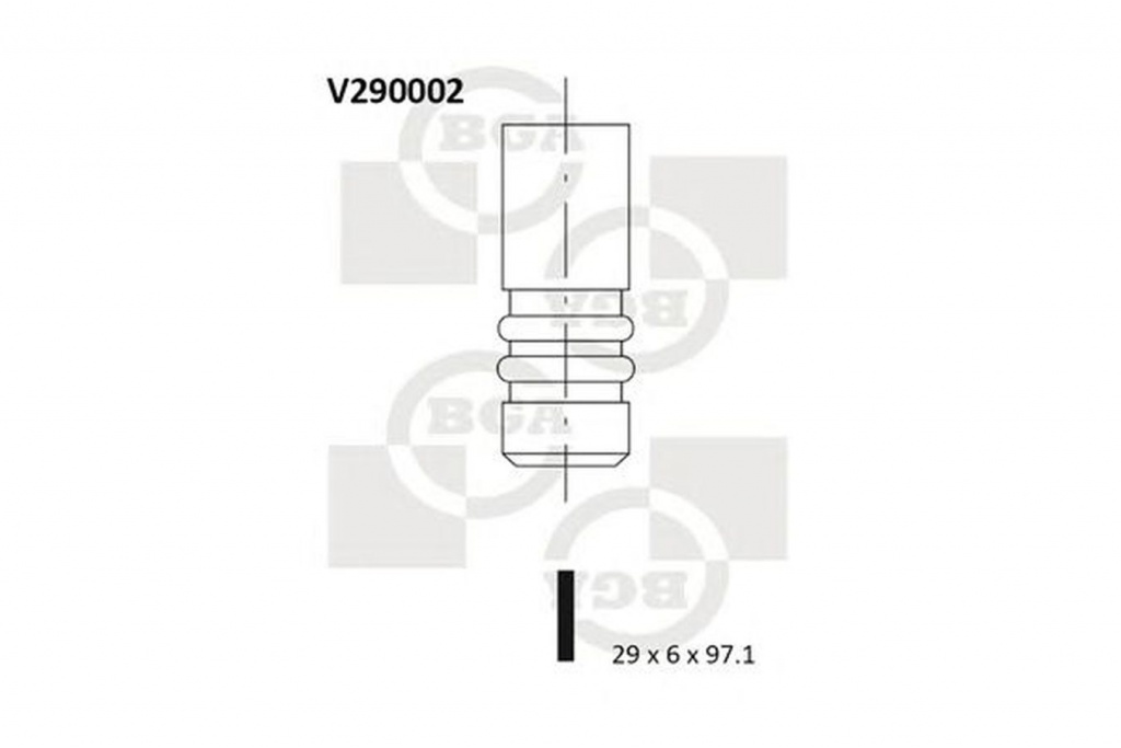 Supapa admisie OPEL ZAFIRA A F75 BGA V290002
