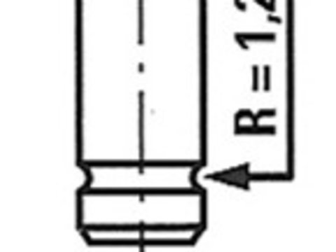 Supapa admisie (R4243SCR FRE) Citroen,FIAT,PEUGEOT,TATA,TOYOTA