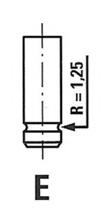 Supapa admisie R4574 S FRECCIA pentru Renault Express Renault Extra Renault Rapid Renault Clio Dacia Logan Renault Megane Dacia Sandero Renault Super Renault 19 Renault Kangoo Renault Symbol Renault Thalia Dacia Solenza Dacia Lodgy Dacia Super nova D