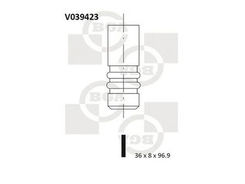 Supapa admisie VOLVO 850 LS BGA V039423