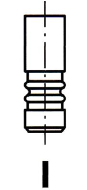 Supapa admisie VW TOURAN (1T1, 1T2), AUDI A3 (8P1), VW RABBIT V (1K1) - IPSA VL164600