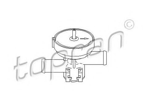 Supapa control, agent frigorific OPEL ASTRA F Van (55_) (1991 - 1999) TOPRAN 207 465