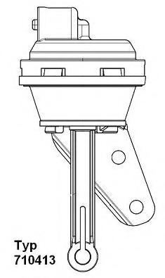 Supapa de control vacuum,EGR VW TOURAN (1T1, 1T2), AUDI A3 (8P1), VW RABBIT V (1K1) - WAHLER 710413