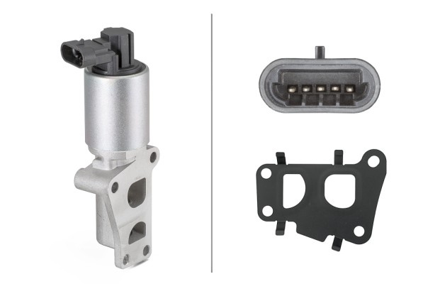 Supapa EGR (6NU010171441 HELLA) OPEL,VAUXHALL