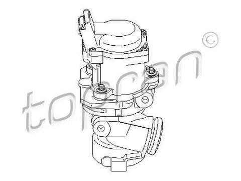 Supapa egr 722 663 TOPRAN pentru Ford Focus Ford C-max Mazda 3 Mazda Axela Peugeot 407 Peugeot 307 Peugeot 206 Ford Fiesta Ford Ikon Ford Fusion Volvo S40 CitroEn Berlingo Peugeot 207 Volvo C30 Peugeot Expert Peugeot 1007 Peugeot 308 Peugeot Grand Pe