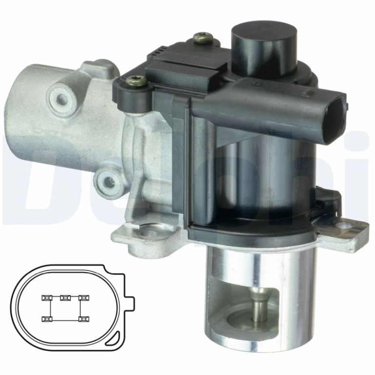 Supapa EGR DELPHI EG10425-12B1 la masina RENAULT FLUENCE (L3_) K9K 832 1461cc 106cp 78kW 2010 2011 2012 2013 2014 2015