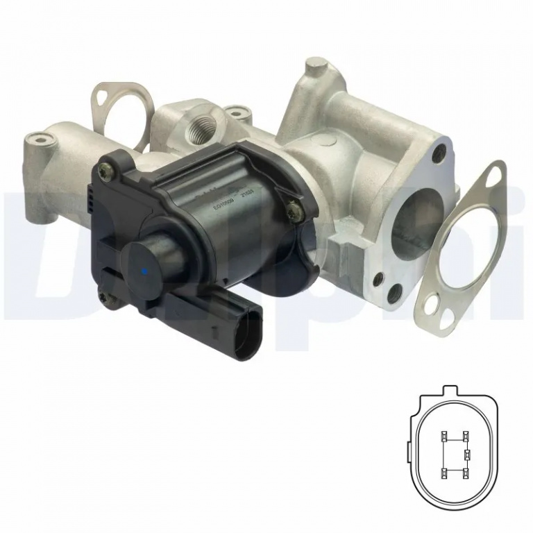 Supapa EGR DELPHI VW PHAETON (3D1, 3D2, 3D3, 3D4, 