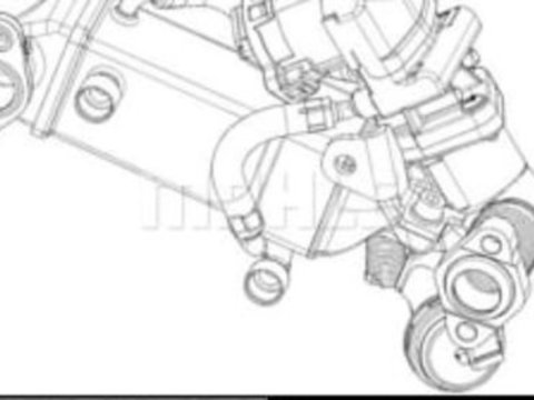 Supapa EGR (modul cu racitor) BMW 3 (E90), 3 (E91), 3 (E92), 3 (E93), 5 (F10), 5 (F11), 5 GRAN TURISMO (F07), 7 (F01, F02, F03, F04), X5 (E70), X6 (E71, E72) 2.0 d/3.0 d 12.04-02.17