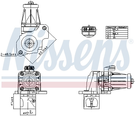 Supapa EGR Nissens RENAULT KANGOO / GRAND KANGOO II (KW0/1_) 2008-2022 - 98405