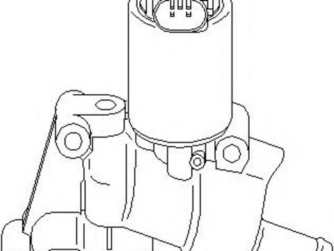 Supapa EGR OPEL ASTRA G hatchback (F48_, F08_), OPEL ASTRA G combi (F35_), OPEL ASTRA G limuzina (F69_) - TOPRAN 207 884