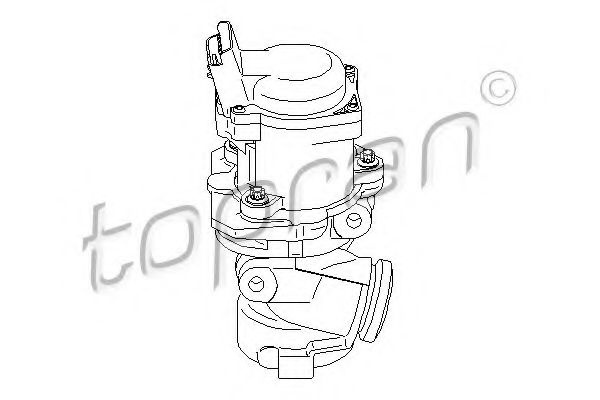 Supapa EGR PEUGEOT 308 (4A_, 4C_) (2007 - 2016) TOPRAN 722 663