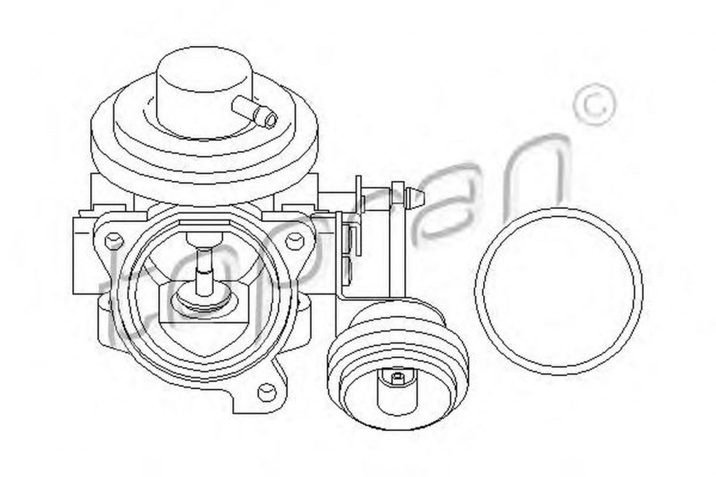 Supapa EGR SKODA OCTAVIA 1U2 TOPRAN 110874