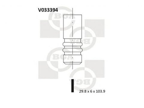 Supapa evacuare AUDI TT Roadster 8N9 BGA V033394