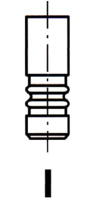 Supapa evacuare FIAT 500 (312), ALFA ROMEO MITO (955), FIAT 500 C (312) - IPSA VL208700