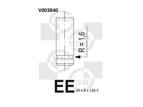 Supapa evacuare HYUNDAI GALLOPER II JK-01 BGA V003840