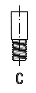 Supapa evacuare MERCEDES 2.4D/3.0TD 8V/10V - Cod intern: W20214444 - LIVRARE DIN STOC in 24 ore!!!