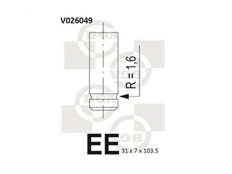 Supapa evacuare MERCEDES-BENZ CLK Cabriolet A208 BGA V026049