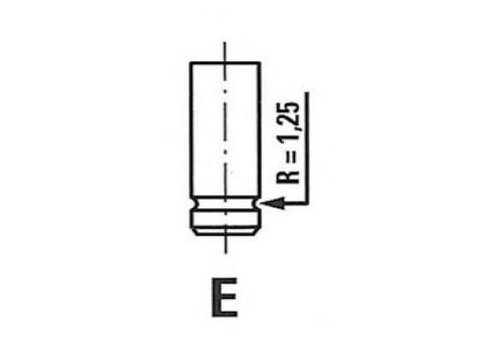 Supapa evacuare Opel KADETT E Combo (38_, 48_) 1986-1994 011VA30454100