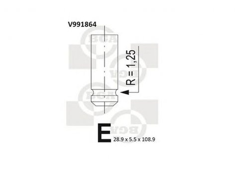 Supapa evacuare RENAULT ESPACE III JE0 BGA V991864