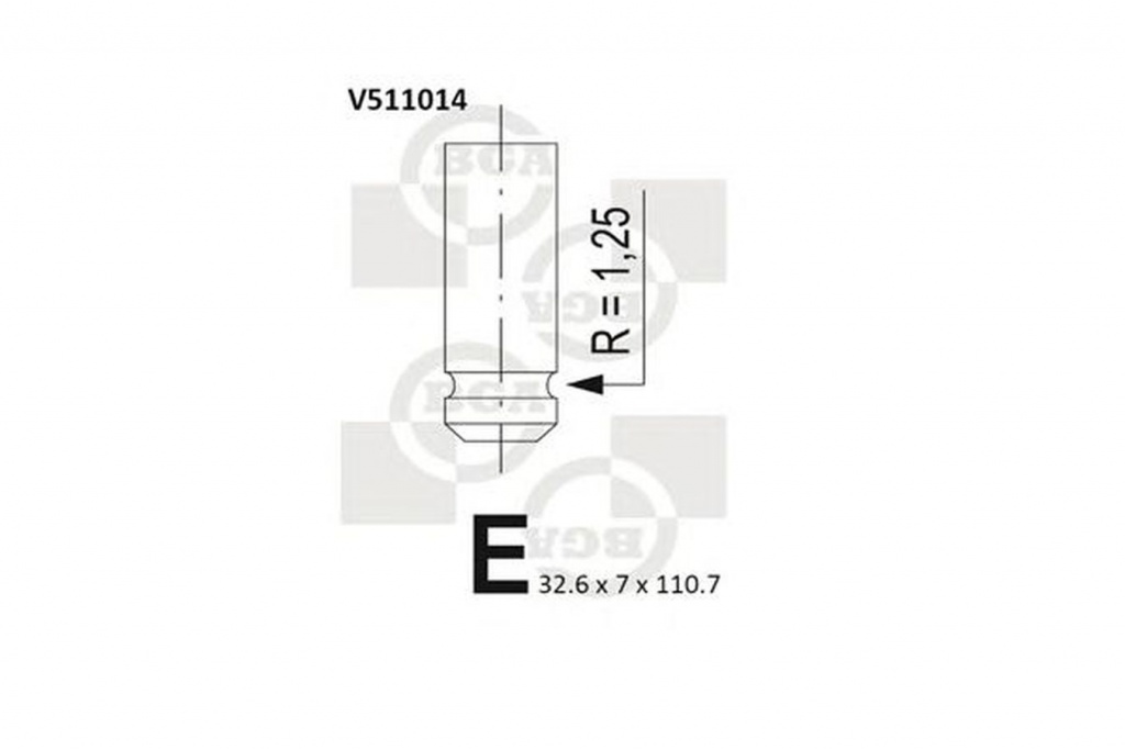 Supapa evacuare RENAULT ESPACE IV JK0 1 BGA V511014