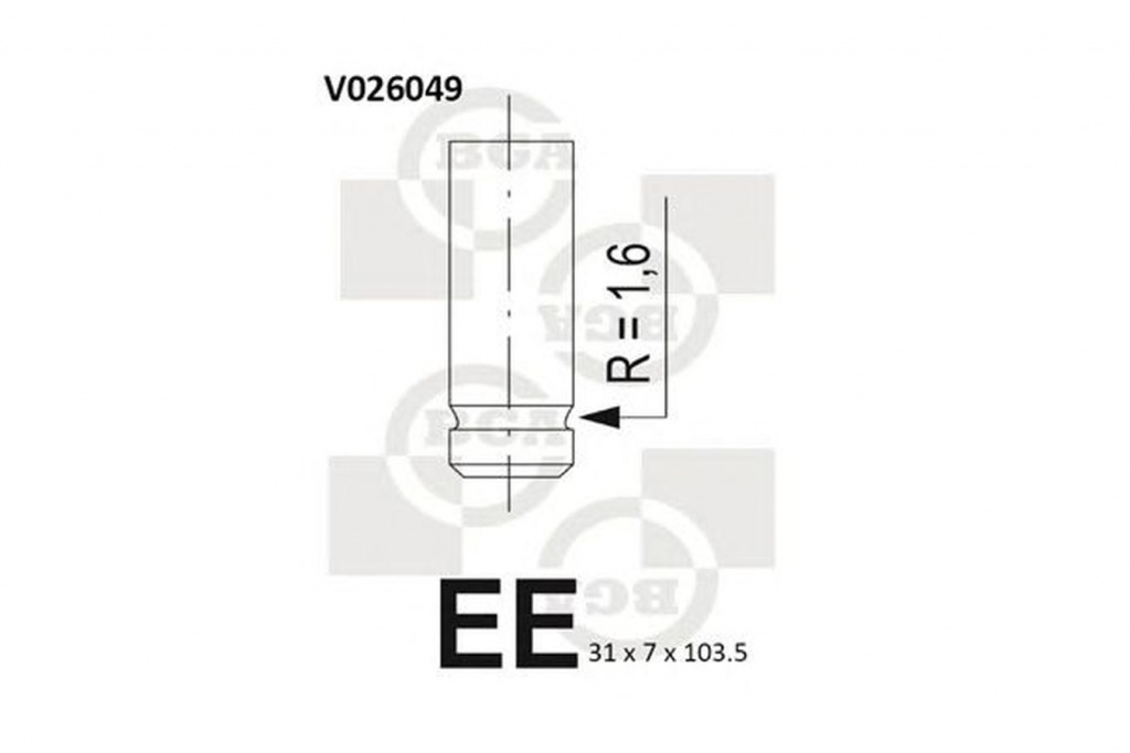 Supapa evacuare SSANGYONG KORANDO Cabrio KJ BGA V026049