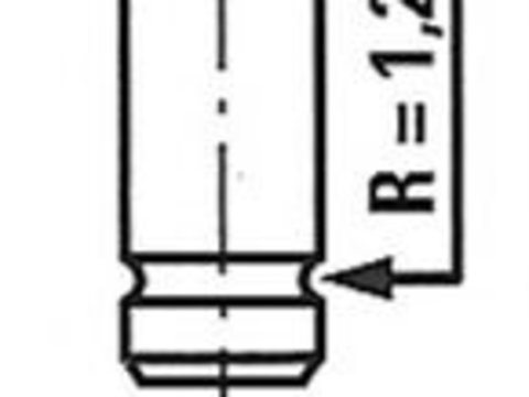 Supapa evacuare TOYOTA AVENSIS Liftback (T22) (1997 - 2003) FRECCIA R6071/RNT piesa NOUA