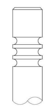 Supapa evacuare # Vw Golf 1997 1998 1999 2000 2001 2002 2003 2004 2005 # 2949 039 # INTERVALVES