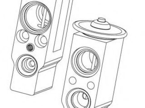 Supapa expansiune AC (aer conditionat) RENAULT SCÉNIC I (JA0/1_) (1999 - 2003) NRF 38363