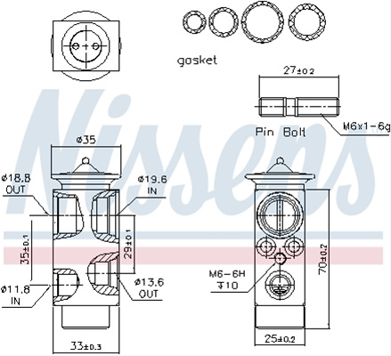 Supapa Expansiune Ac/ Nissens Mercedes-Benz 999233