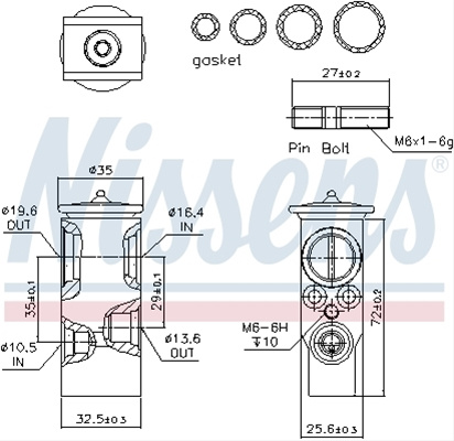 Supapa Expansiune Ac/ Nissens Mercedes-Benz 999238