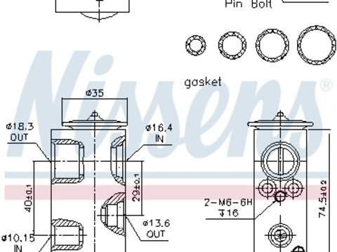 Supapa expansiune clima 999342 NISSENS pentru Iveco Daily