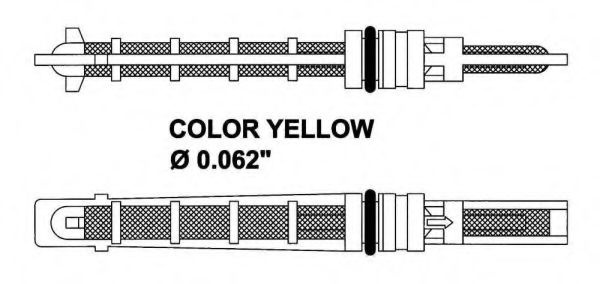 Supapa expansiune, clima AUDI CABRIOLET (8G7, B4) (1991 - 2000) NRF 38212