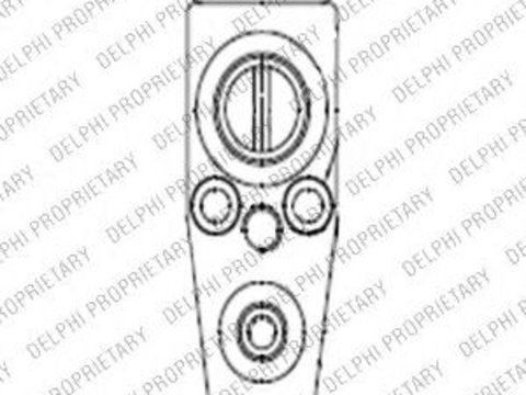 Supapa expansiune, clima CHEVROLET CRUZE (J300) (2009 - 2016) DELPHI TSP0585120 piesa NOUA