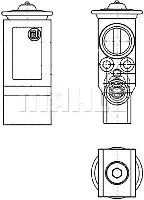 Supapa expansiune clima # CitroEn C4 2006 2007 2008 2009 2010 2011 # AVE61000P # MAHLE