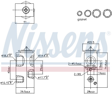 Supapa expansiune clima Nissens RENAULT LOGAN/STEPWAY II (L8_) 2013-2021 - 999450